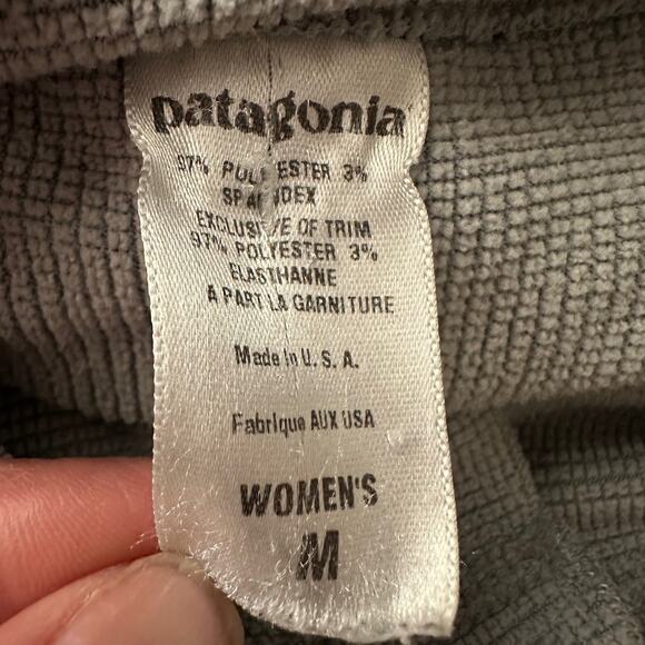 Patagonia VTG USA Made Regulator R1 1/2 Zip Expedition Weight Sage Pullover M - Picture 6 of 10